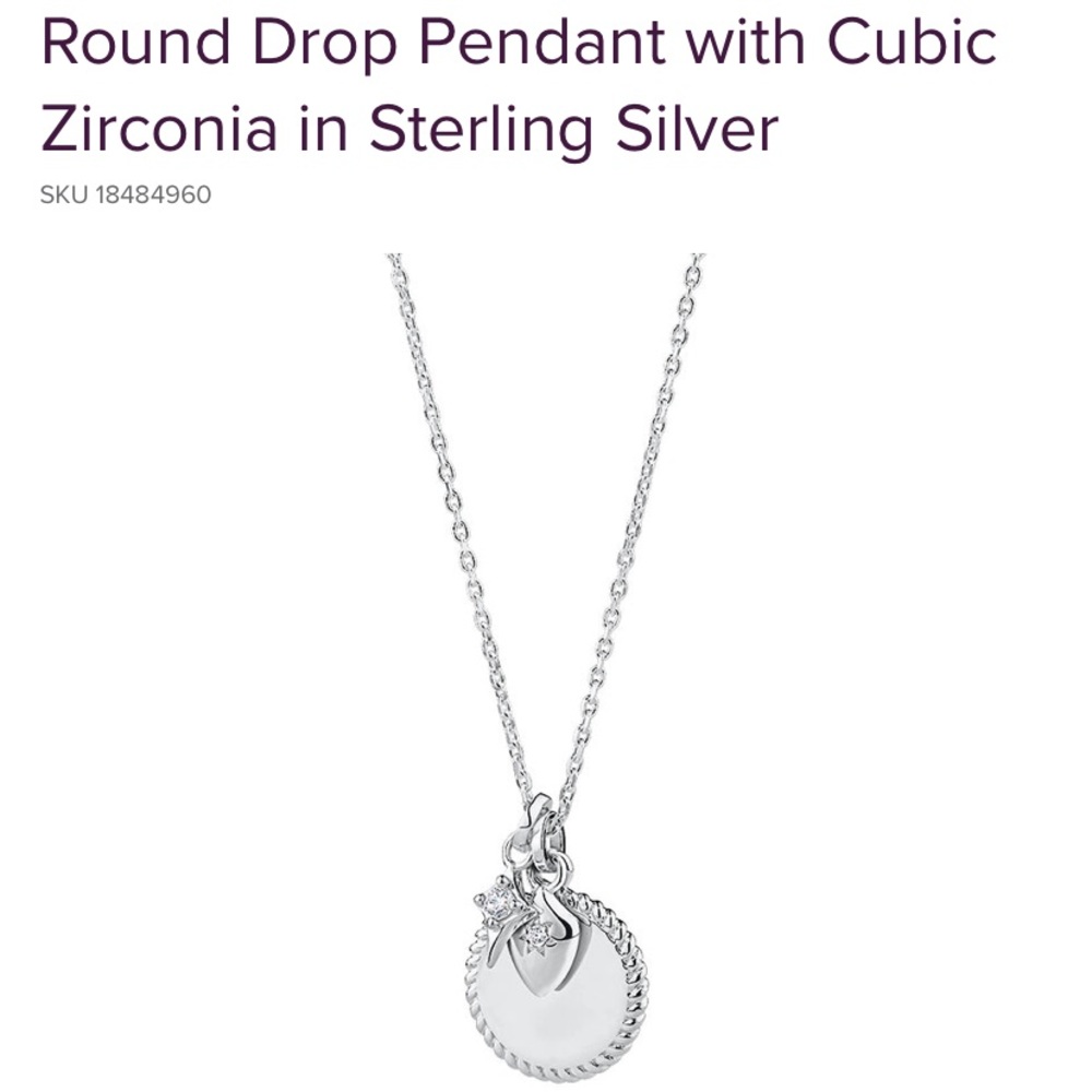 Michael Hill Silver Pendant